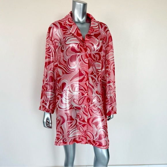 sexy sensual Dresses & Skirts - Women sheer shirt dress size 18-20